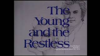 Y&R #1 - the first 4 minutes - March 26, 1973 - The Young and the Restless