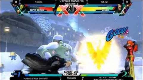 1/3/13 TSS - UMVC3: Rubeks vs AB Jan Set 1