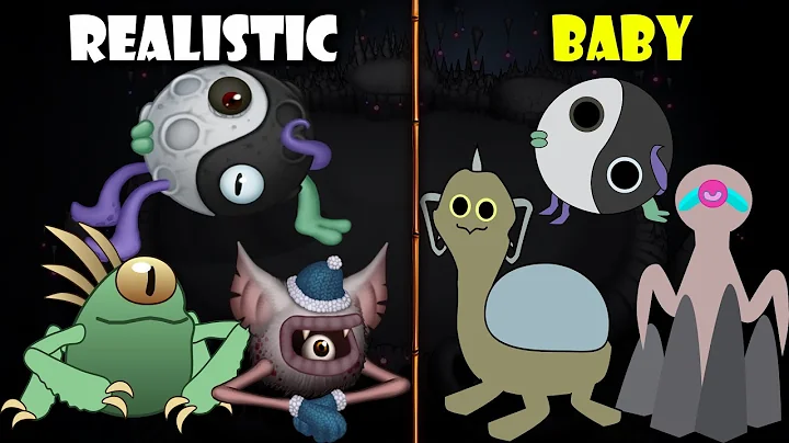 MonsterBox: DARK ISLAND REALISTIC with BABY | My Singing Monsters Incredibox