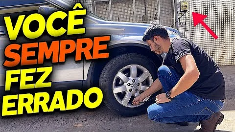 O que o operador deve fazer caso Indentifique pneus com baixa calibragem?