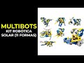 Multibots  taller de robtica solar 11 formas