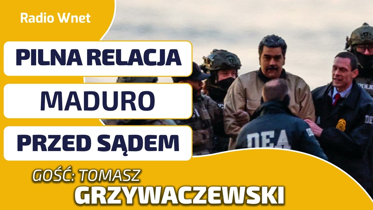 PILNE! Relacja Maduro przed sądem USA. Ten proces może potrwać lata. Prezydentowi grozi dożywocie