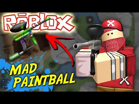 Jogando Paintball No Roblox Roblox Mad Paintball Youtube - roblox guerra de tinta roblox paintball youtube