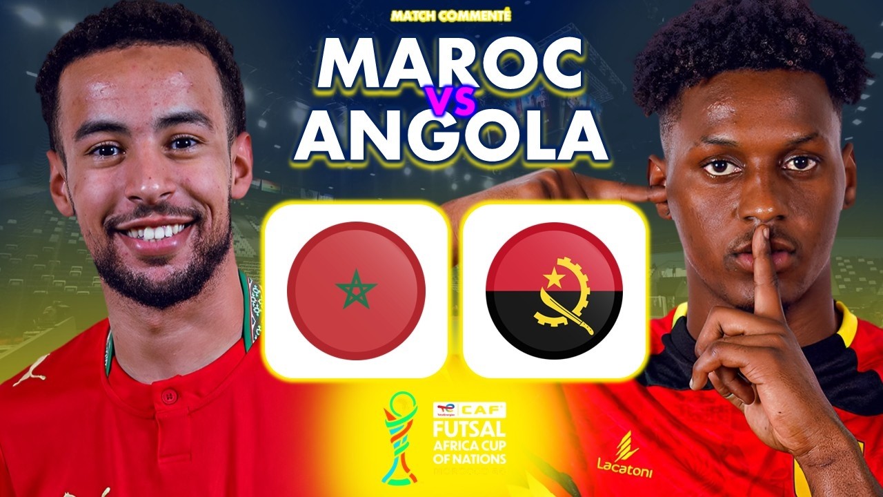 CAN Futsal Maroc 2026 : le Maroc et l’Angola s’affrontent en finale
