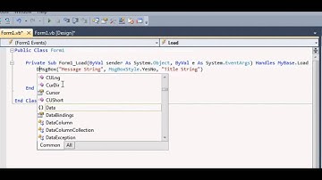 Visual Basic 2010 - Message Box Tutorial