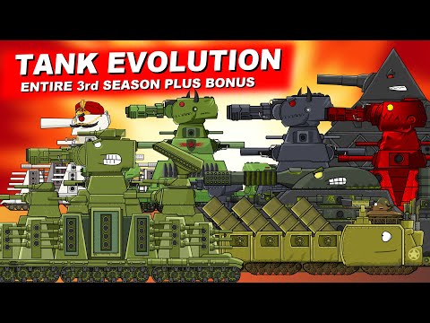 "Evolution of Tanks 3rd Season plus Bonus" Cartoons about tanks