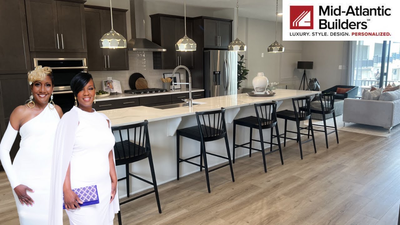 NEW LUXURY TOWNHOMES IN MARYLAND MIDATLANTIC BUILDERS YouTube