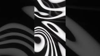 Abstract Background Video 4K Vj Loop Neon Black White Metallic Tunnel Calm Screensaver Visual Asmr