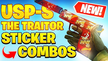 USP-S THE TRAITOR RMR STICKER COMBINATIONS #1 -  CS:GO