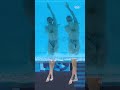 Artistic swimming is truly a masterpiece from all angles! 🎨 #Olympics