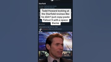 Todd Howard looking at Starfield reviews - funny gaming memes