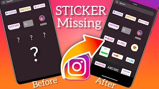How To Fix Stickers Not Showing Up on Instagram Story | Recover your Missing Stickers