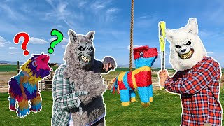 Wolves Surprise Puppy With Dancing Piñata Party!