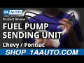 1AFPU01100 Cavalier Classic Malibu Grand Am Alero Sunfire Fuel Pump Sending Unit Module