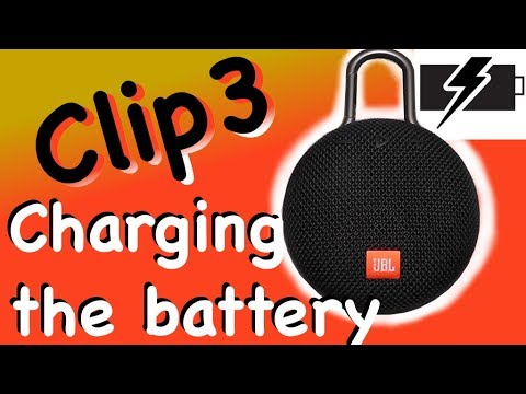 Charging the Battery of JBL Clip3 - YouTube