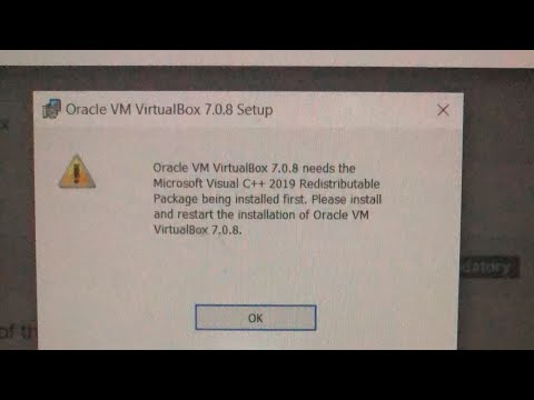 FIX ERROR - ORACLE VM - MICROSOFT VISUAL C++ REDISTRIBUTION NEEDS TO BE ...