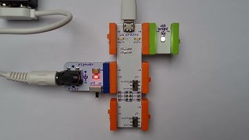 littleBits Arduino: Blink program with LED, D1 pin