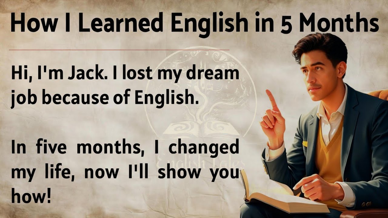 How I Learned English in 5 Months || My Powerful Story 🔥 || Graded Reader || Improve Your English ✅