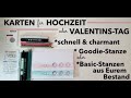 Karten für Hochzeit⎮Valentinstag⎮Geburtstag⎮Teil 1