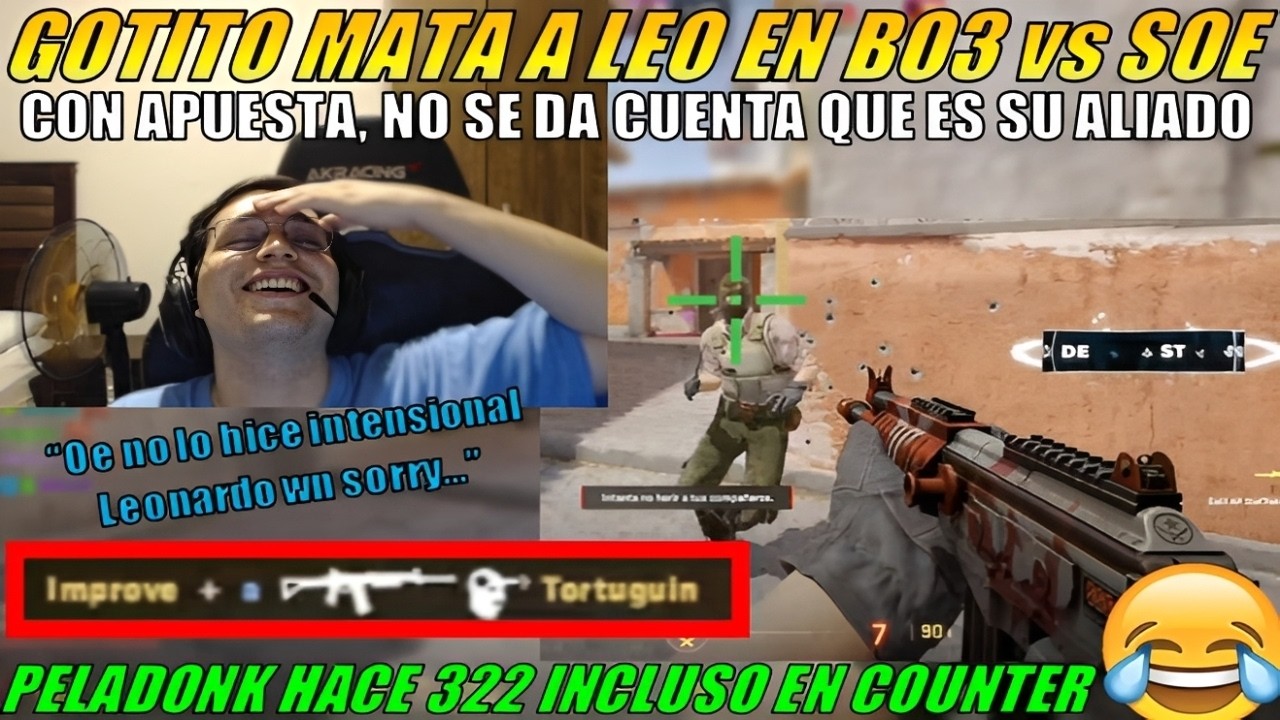 🤣 GAME 1 | MATTHEW se APELIGRA y mata LEO(ALIADO) en BO3 | MAPA: INFERNO | Con APUESTA!