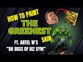 How to paint Giga Green Orc Skin with Artel W's Da Boss of Diz Gym