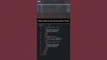 Accordion with HTML, CSS, and JavaScript #shorts