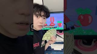 mau mandi uang gapake baju sama mr krab, eh…