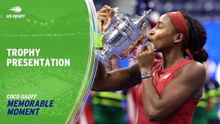 Trophy Presentation | Coco Gauff is Crowned Champion | 2023 US Open