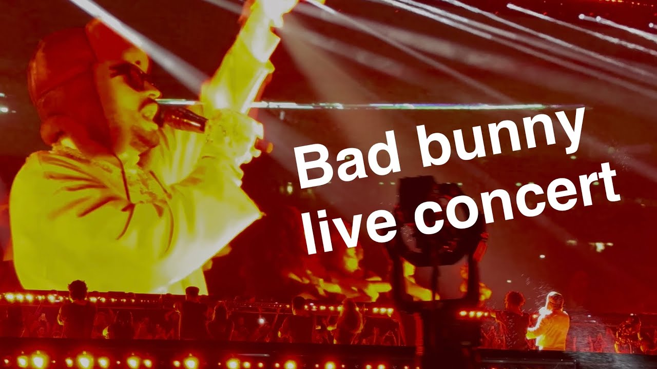 BAD BUNNY LIVE CONCERT SYDNEY AUS 