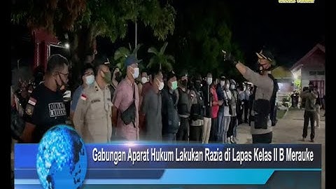 Gabungan Aparat Hukum Lakukan Razia Di Lapas Kelas II B Merauke Selama  Tiga Jam