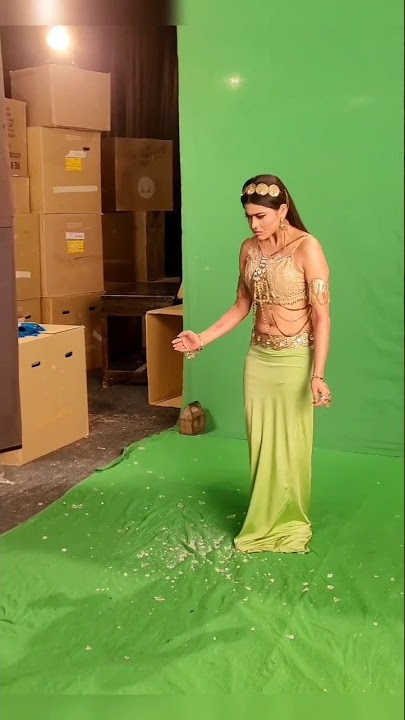 Paro ki nagin banne ki shooting scene video  behind scene🐍😅 #behindthescenes #viral#bts(By Cute Eva)