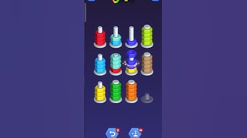 Level 37 Nut Sort Game interesting Game #game2025