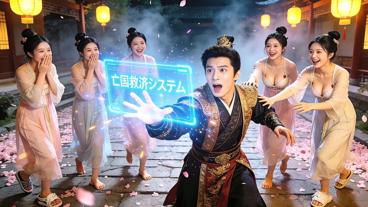 【全話】貧乏な若者は目を覚ますと亡国の君主になっていた？意外に亡国救済システムを起動し、狂ったように妻を娶れば無敵になれる！？#ショートドラマ #ドラマ #全話 #無料