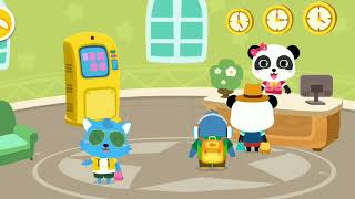 Bermain permainan anak babybus Belajar bermain di pantai dan hotel screenshot 2