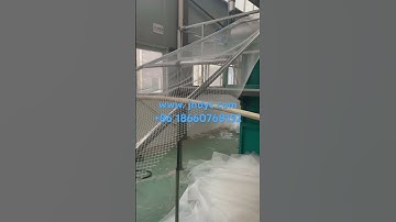 Plastic mosquito net filter net flat rigid geonet production line