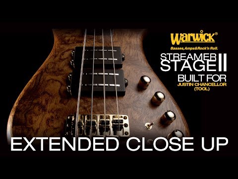 Warwick Custom Shop Masterbuilt: Streamer Stage II Bubinga Pommelé for Justin Chancellor #3377