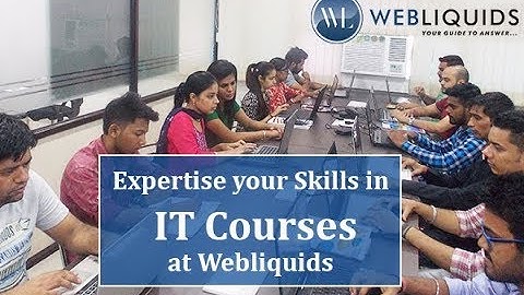 Webliquids - Best Advanced IT Training Course Institute Chandigarh