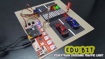 How to Program a Pedestrian Crossing Traffic Light with EDU:BIT! #microbit #stemeducation