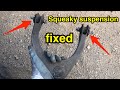 How to fix suspension squeaky noise coming from the upper control arm.