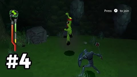 Ben 10 Alien Force - The Game Wii gameplay walkthrough chapter 2 - The Forest Medieval part 2