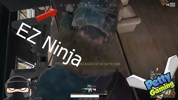 THE GREATEST NINJA EVER ON PLAYERUNKNOWN