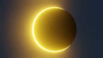 Solar eclipse in Eevee. Blender 2.83 | Blenderring | Blender Lad