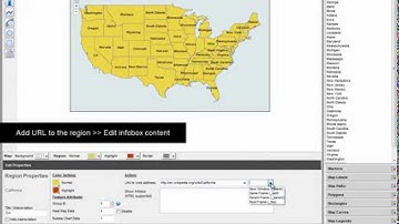 Map Region Properties (Part 1): Abbreviations / Tooltips / Color Settings / Mouseover Actions