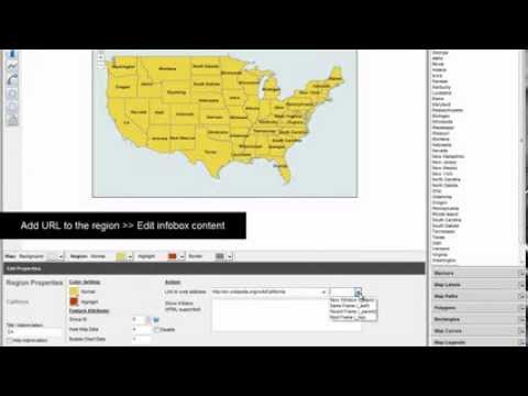 Map Region Properties (Part 1): Abbreviations / Tooltips / Color Settings / Mouseover Actions