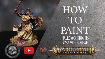 Miniature Painting Tutorial - Oscar Lars - Hallowed Knights Back of Shield