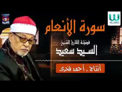 سورة الأنعام الشيخ سيد سعيد