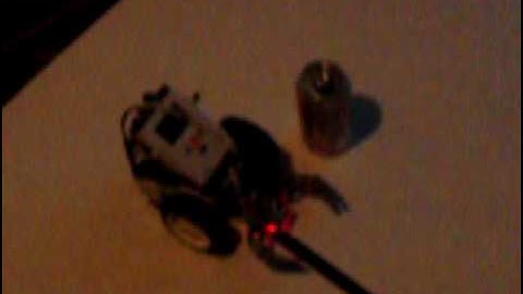 Testing my soda can separator Lego NXT bot