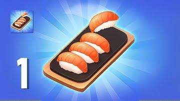 Sushi Sort Gameplay Walkthrough Part 1 - Level 1 ~ 10 (Android, IOS)