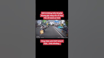 Vượt đèn đỏ trước mặt CSGT và cái kết có hậu... #csgt #botuclaixe