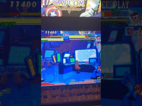 Roll unlocked in Arcade1up's Marvel vs Capcom cabinet from Malckie Rob